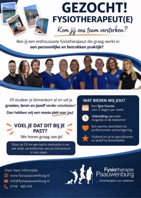 2 dagen per week allround fysiotherapeut